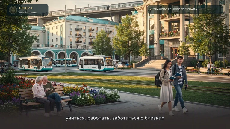 Кадр фильма «Транспорт Нового Уклада»
