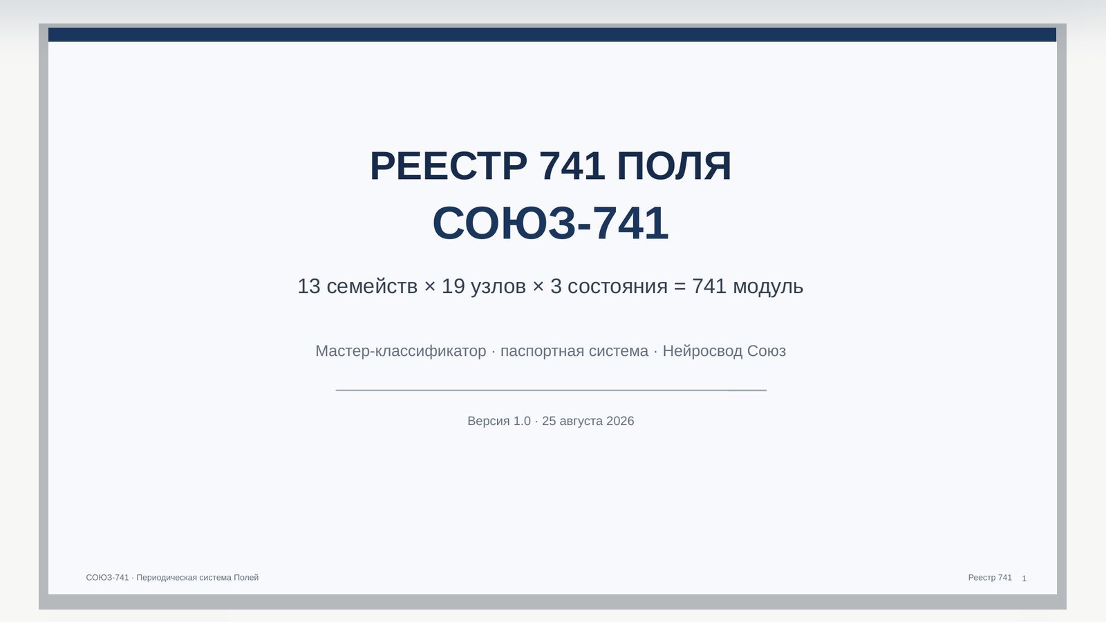 Материал к статье «Реестр 741 поля «СОЮЗ-741»»