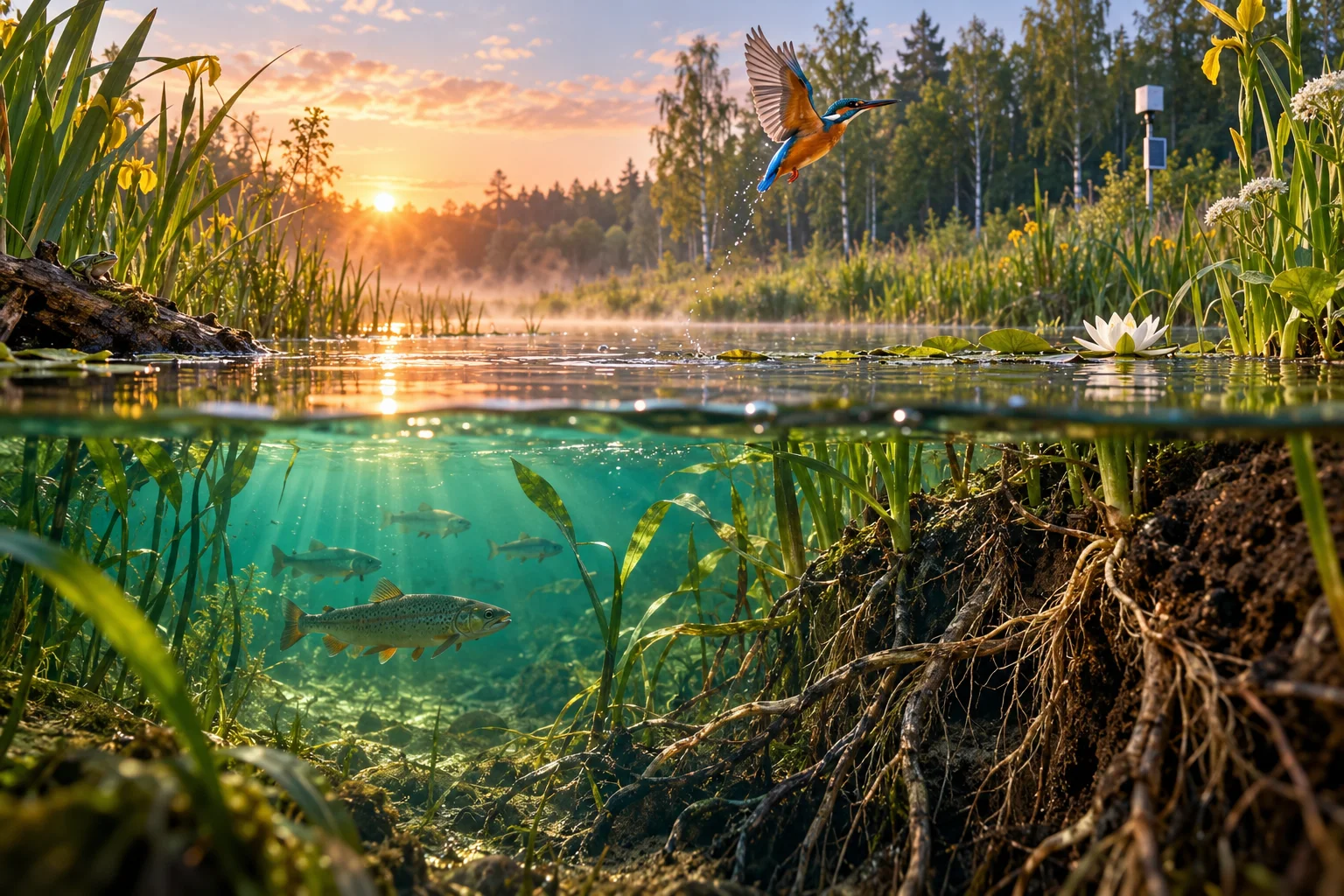 El río y su ecosistema costero vivo